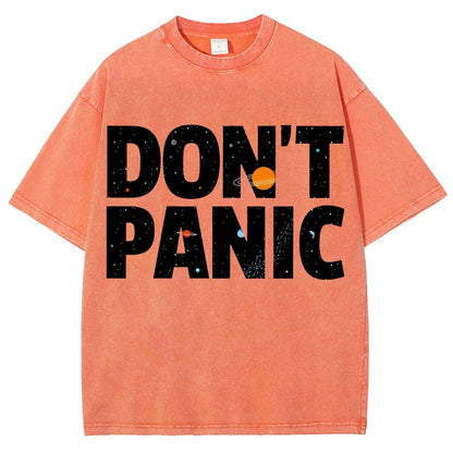 Don't Panic Vintage Distressed T-shirt