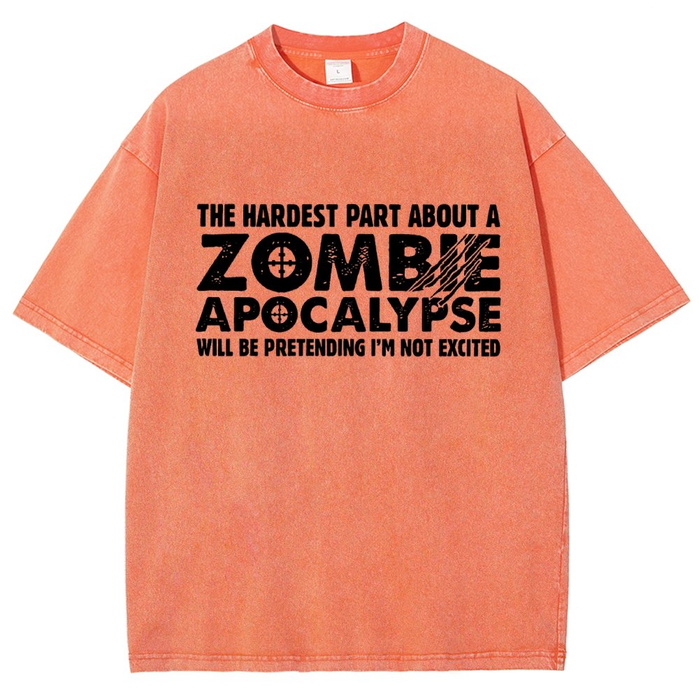 Zombie Apocalypse Vintage Distressed T-shirt