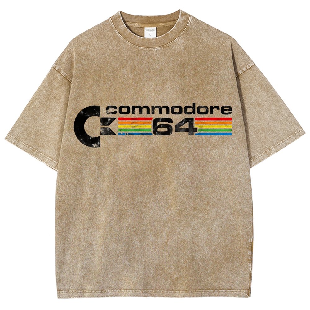 Commodore 64 Retro Vintage Distressed T-shirt