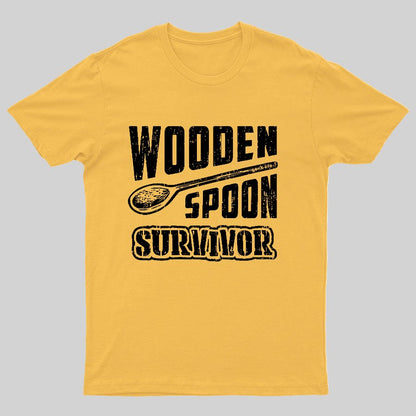 Wooden Spoon Survivor Geeky T-Shirt