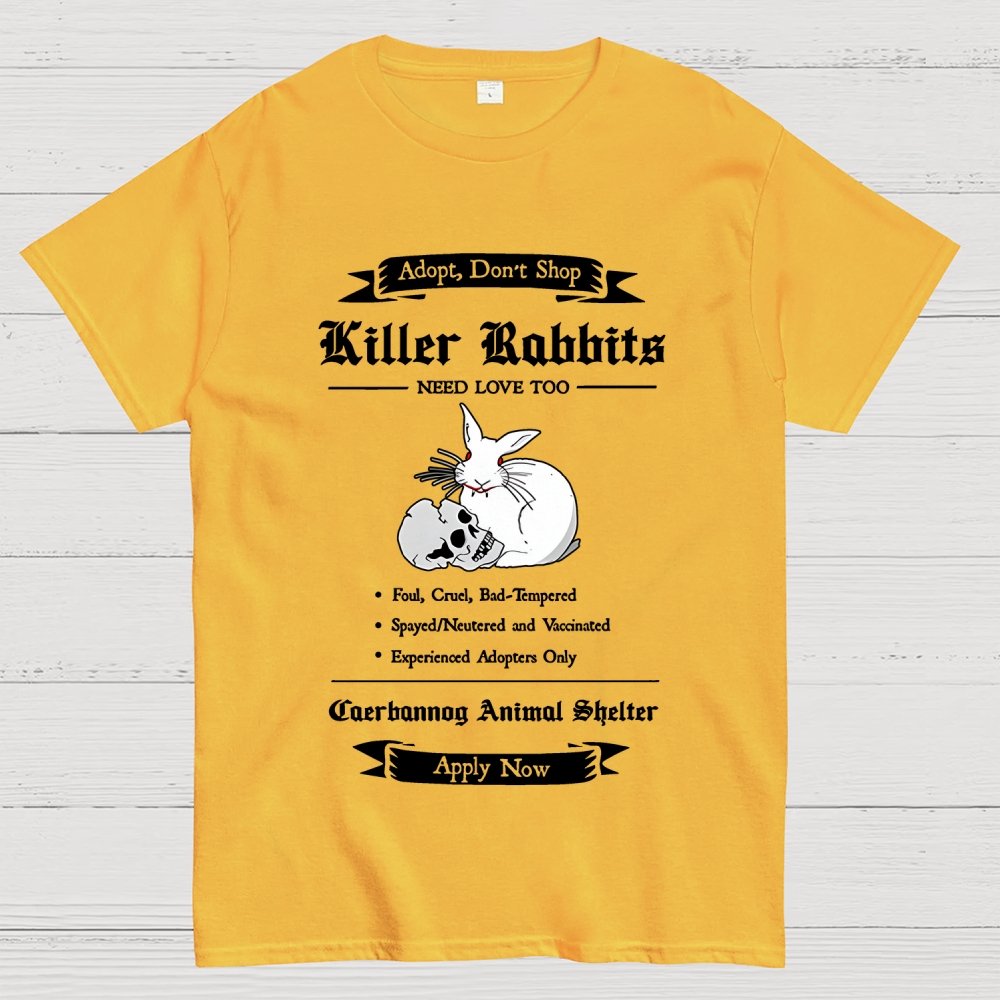 Adopt a Killer Rabbit Geek T-Shirt
