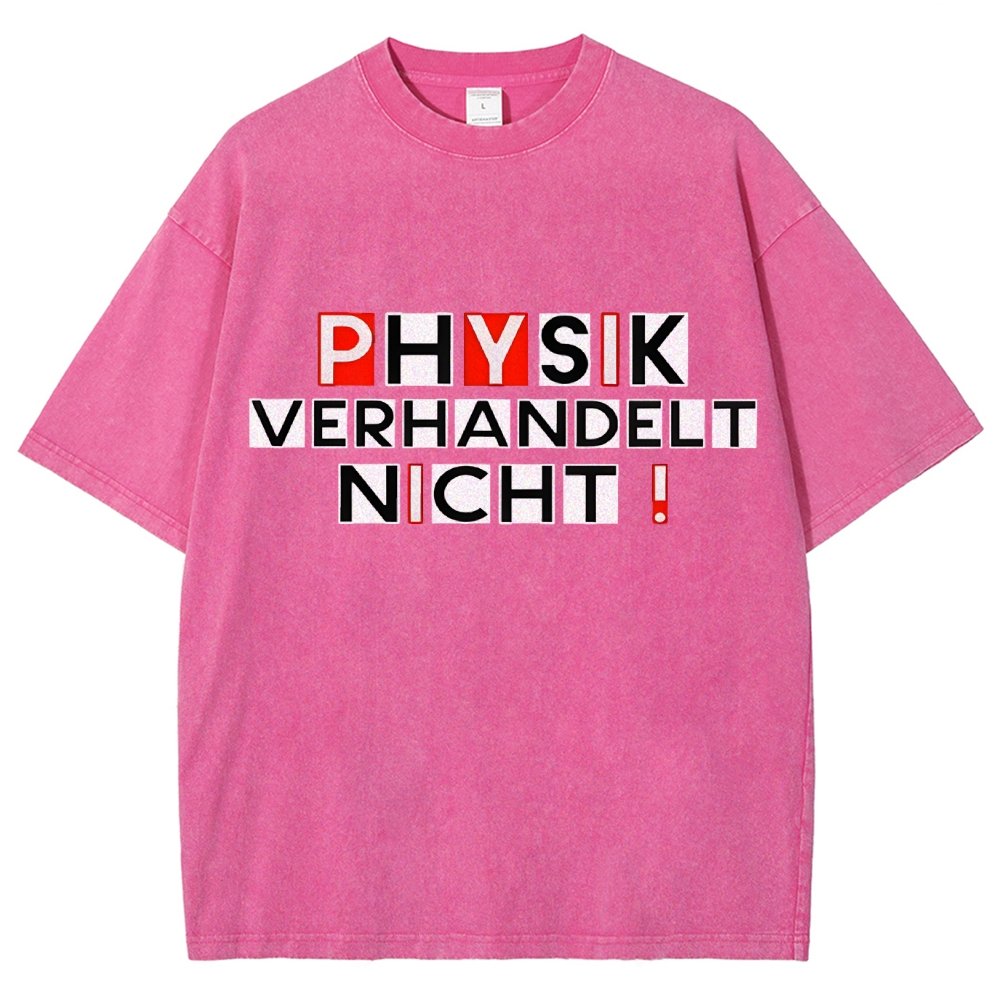 Physik verhandelt nicht Vintage Distressed T-shirt