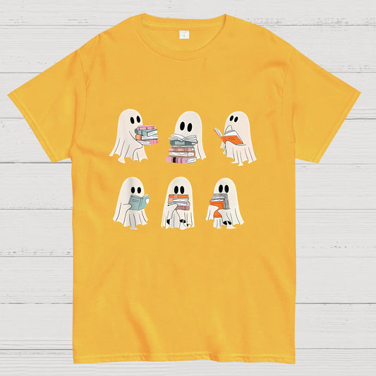 Cute Boo Ghost Read More Books, Funny Halloween T-Shirt