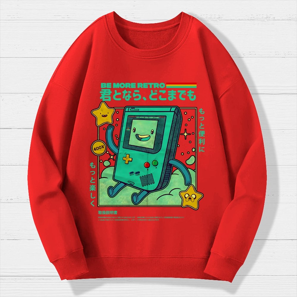 Retro Games Geek Cotton Sweatshirt