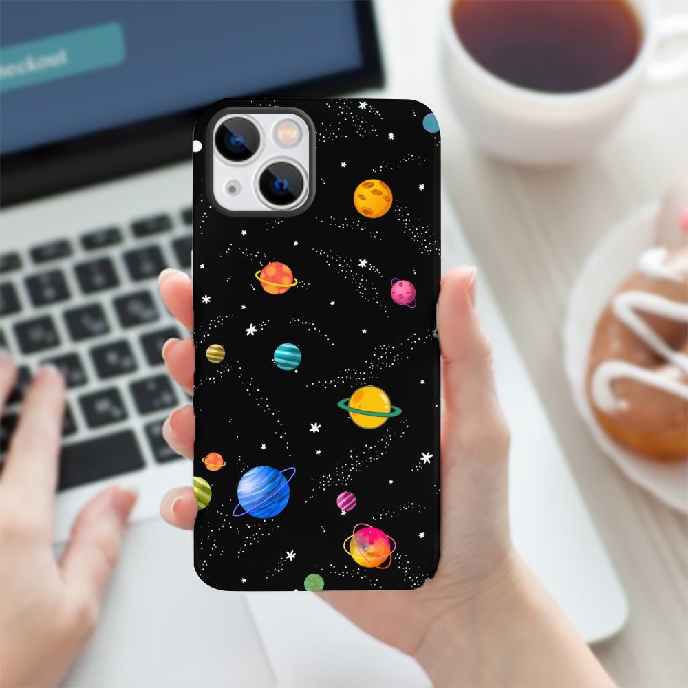 Universe Planet Print Phone Cases
