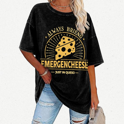 Really. Really Cheesy Vintage Distressed T-shirt