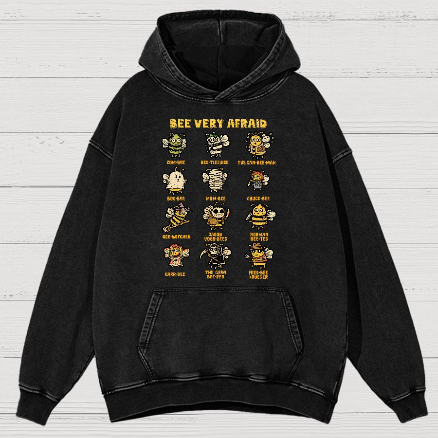 Bees Are Scared.Vintage Distressed Hoodie