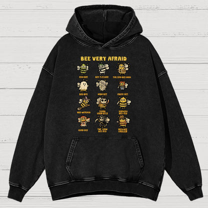 Bees Are Scared.Vintage Distressed Hoodie