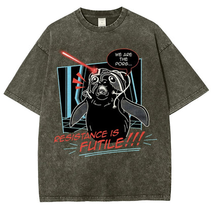 We Are Unstoppable Is Futile   Vintage Distressed T-shirt