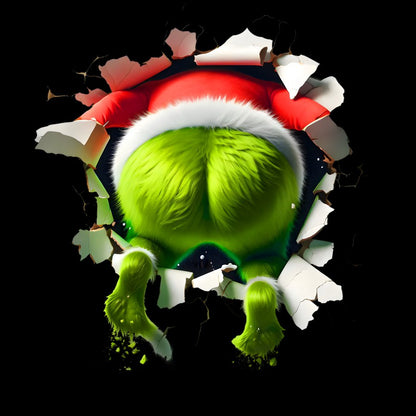 Funny Christmas Character Ass Geek T-Shirt