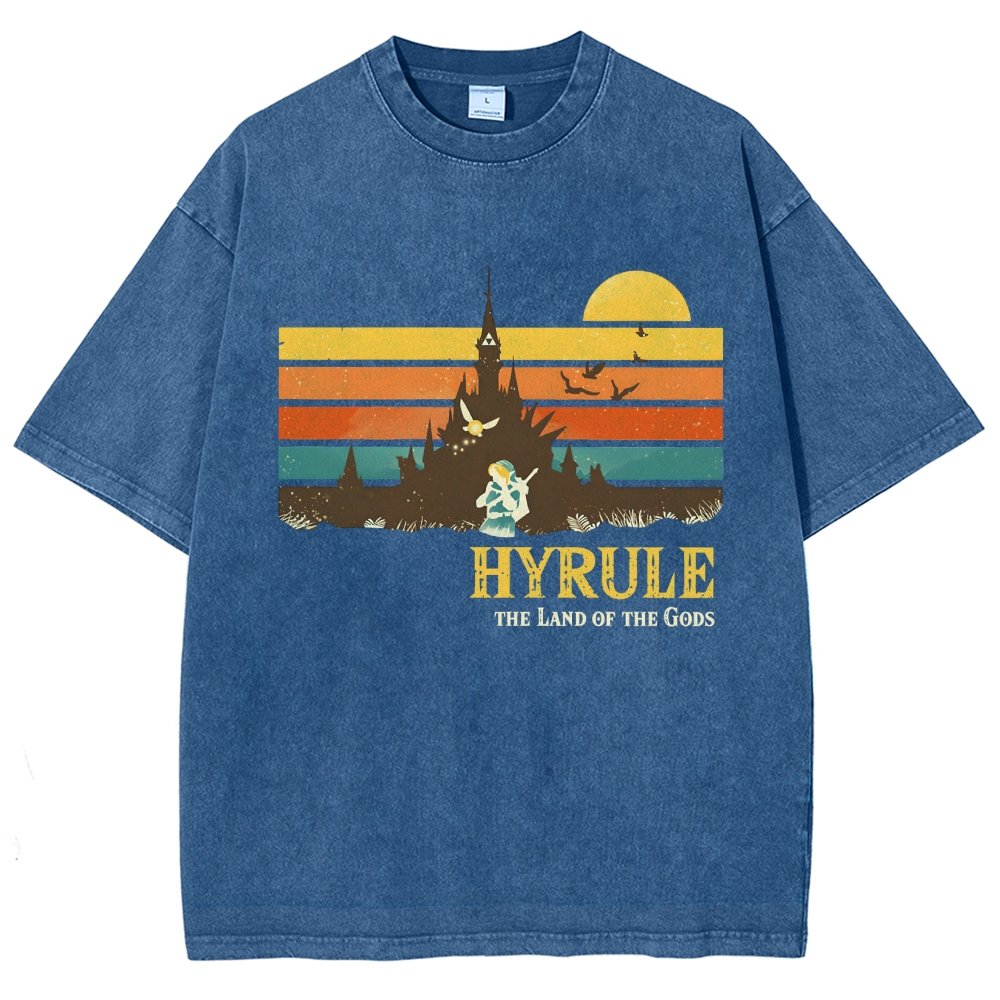 The Land Of Gods Vintage Distressed T-shirt