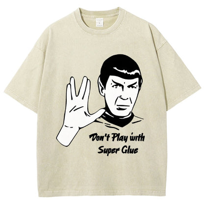 Don't Play With Superglue  Vintage Distressed T-shirt