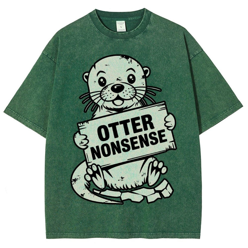 Otterly Nonsensical Vintage Distressed T-shirt