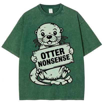 Otterly Nonsensical Vintage Distressed T-shirt