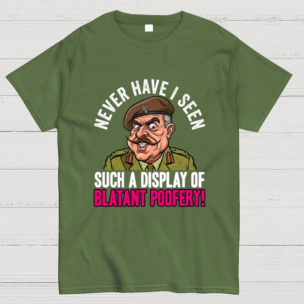 Never Have I Seen Such A Display Of Blatant Poofery! Art Print Geek T-Shirt