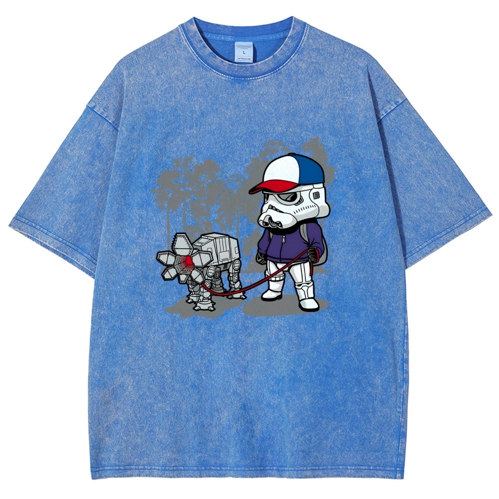 Stranger Duo Vintage Distressed T-shirt
