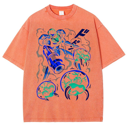 LARVA SWARM Vintage Distressed T-shirt