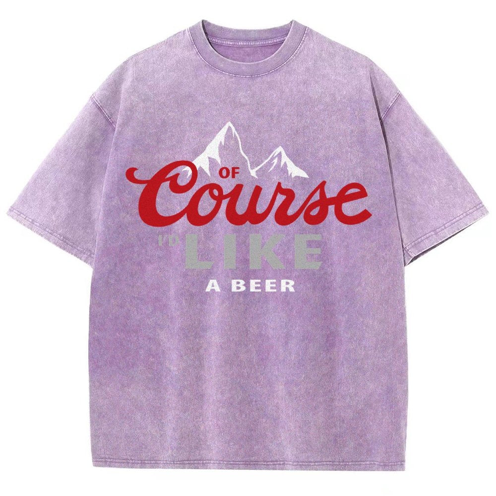 Thanks for the Beer!Course LIKE A BEER Vintage Distressed T-shirt