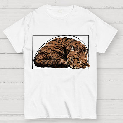 Fibonacci sequence Cat Geek T-Shirt