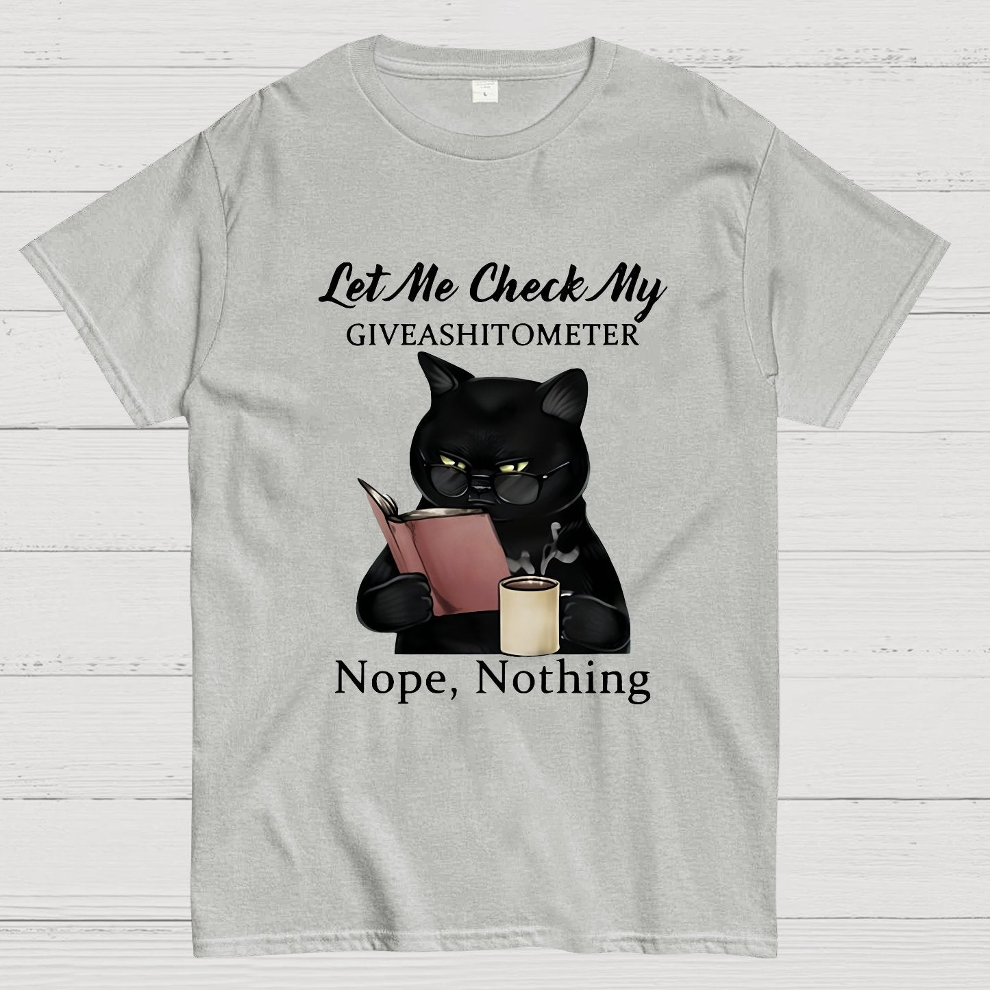 Cat Drinking Coffee Touch My Coffee I Will Slap You So Hard Nerdy T-Shirt