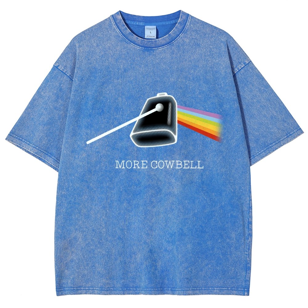 More Cowbell Vintage Distressed T-shirt