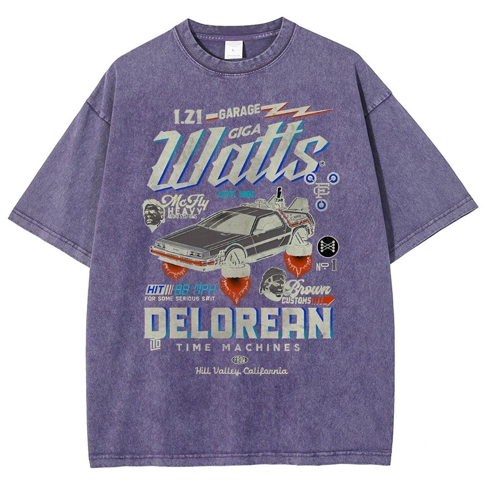 Gigawatts Garage Remix Vintage Distressed T-shirt