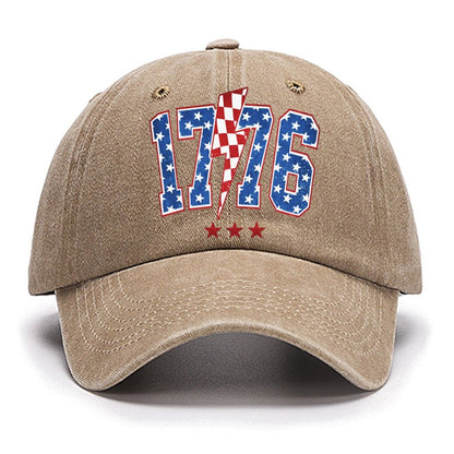 1776 America 4th of July Cotton Hat