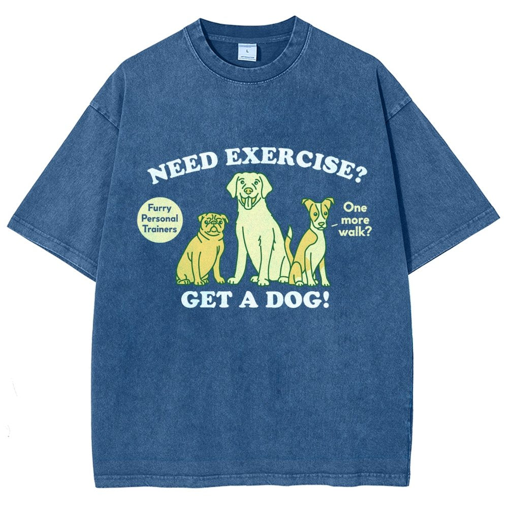 My Dog is My Personal Trainer Vintage Distressed T-shirt