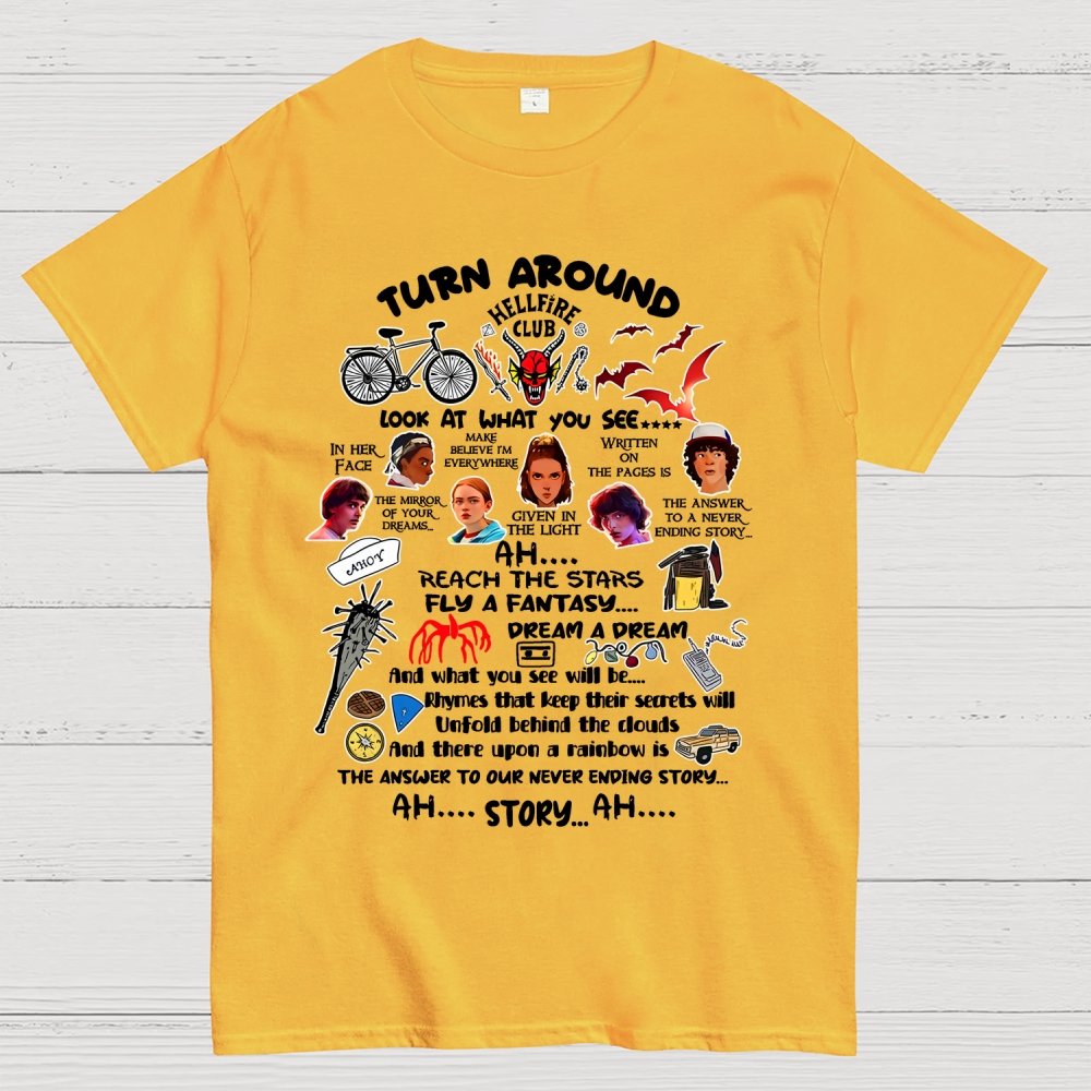 Mystic Flames Lives Ringer Geek T-Shirt