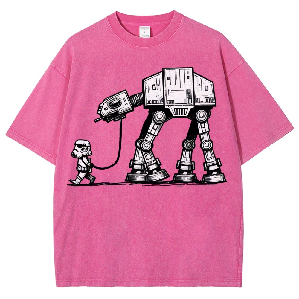 Empire Robot Dog - Galactic Skirmishes Vintage Distressed T-shirt
