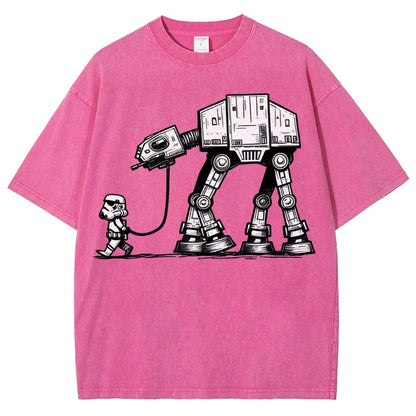 Empire Robot Dog - Galactic Skirmishes Vintage Distressed T-shirt