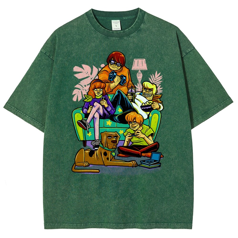Stay Home Squad Vintage Distressed T-shirt