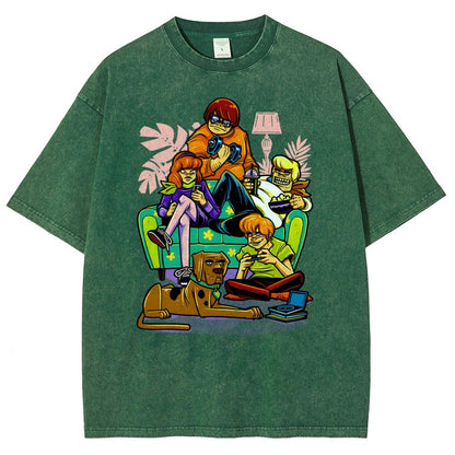 Stay Home Squad Vintage Distressed T-shirt