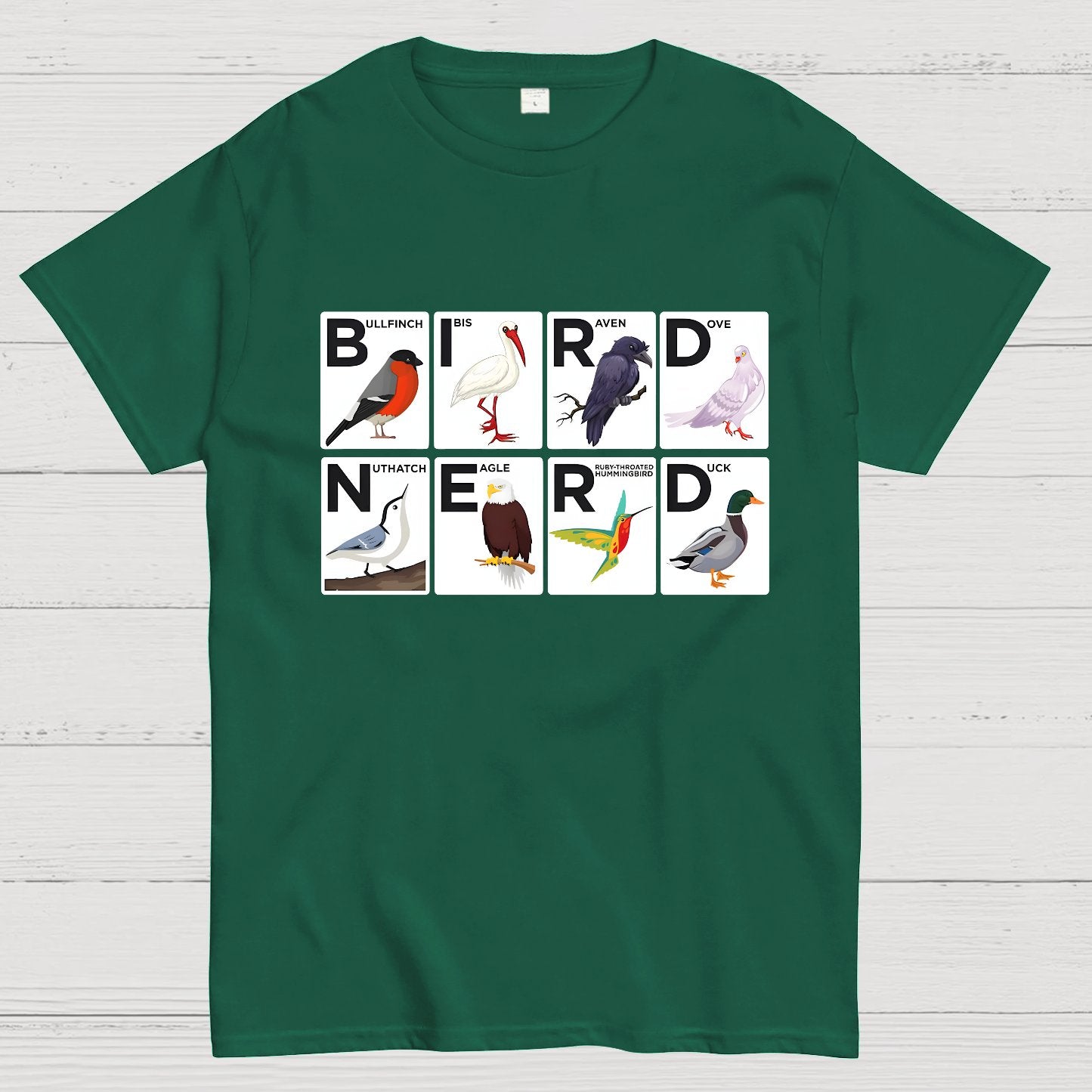 Bird Nerd Watching Vintage Retro Birdwatching Geek T-Shirt