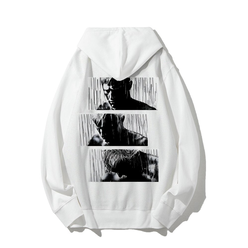 Tears In Rain Printed Back Unisex Cotton Hoodie