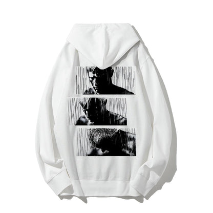 Tears In Rain Printed Back Unisex Cotton Hoodie
