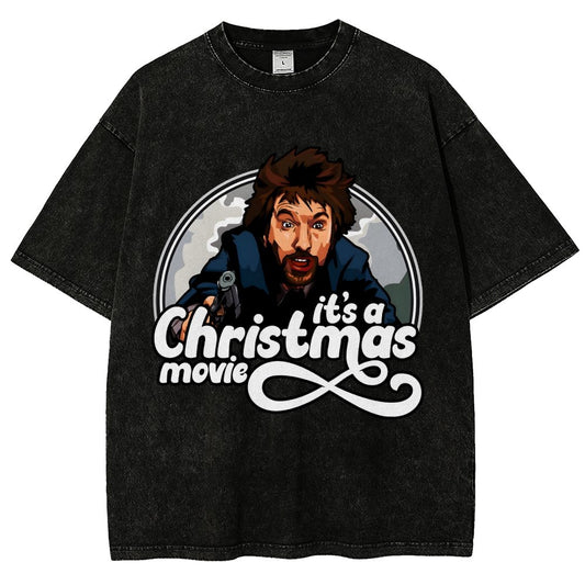 It‘s A Christmas Movie Vintage Distressed T-shirt
