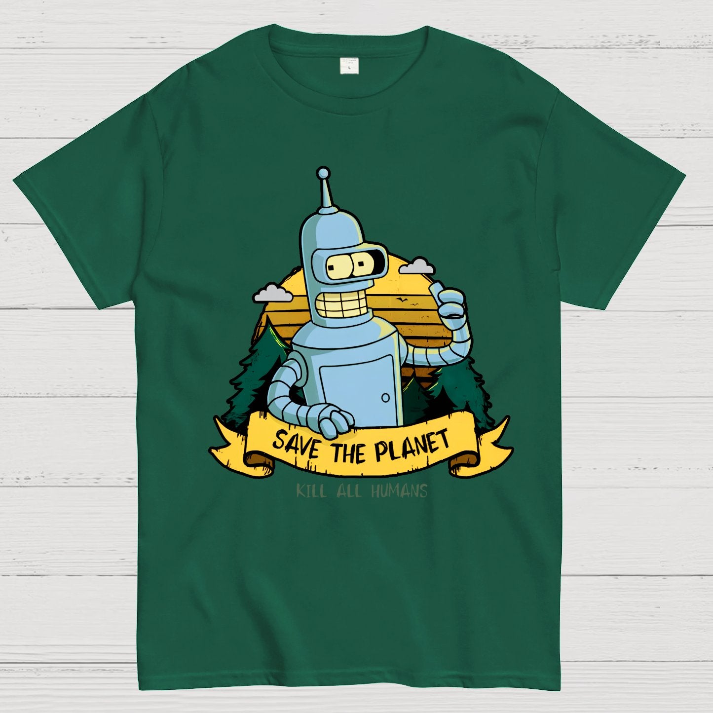 Save The Planet Kill All Humans Geek T-Shirt