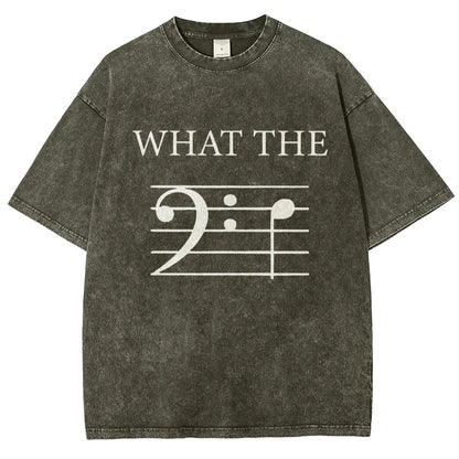 What The F (Bass) Vintage Distressed T-shirt