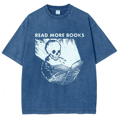 Read More Books  Vintage Distressed T-shirt