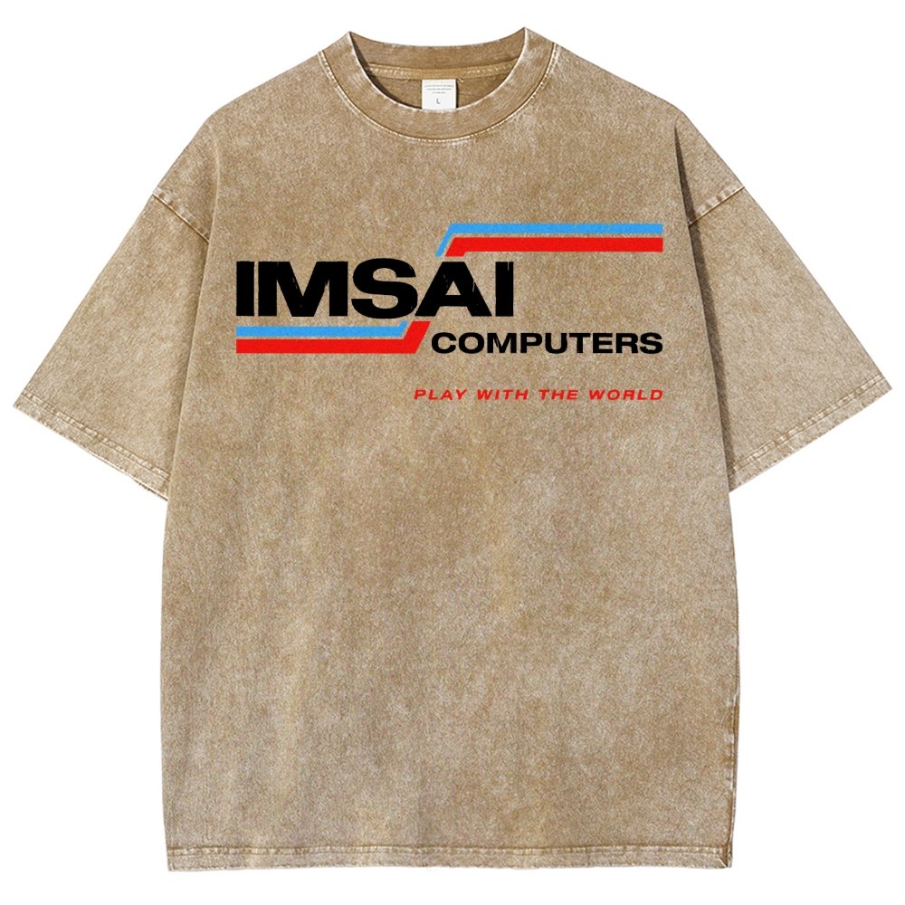 IMSAI Computers Vintage Distressed T-shirt