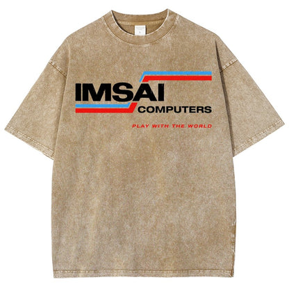 IMSAI Computers Vintage Distressed T-shirt