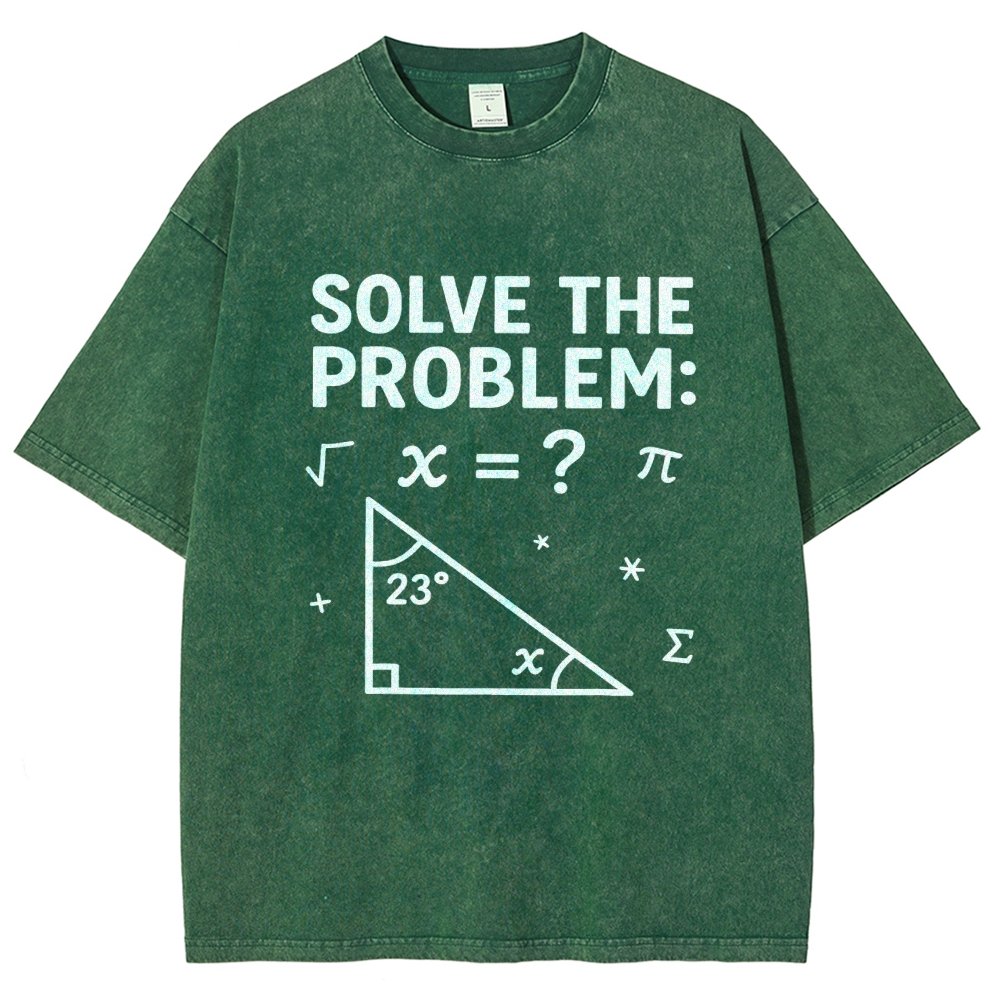 Solve The Problem Funny 67 Meme Vintage Distressed T-shirt