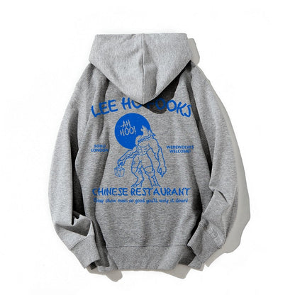 Lee Ho Fooks Chinese Restaurant Printed Back Unisex Cotton Hoodie