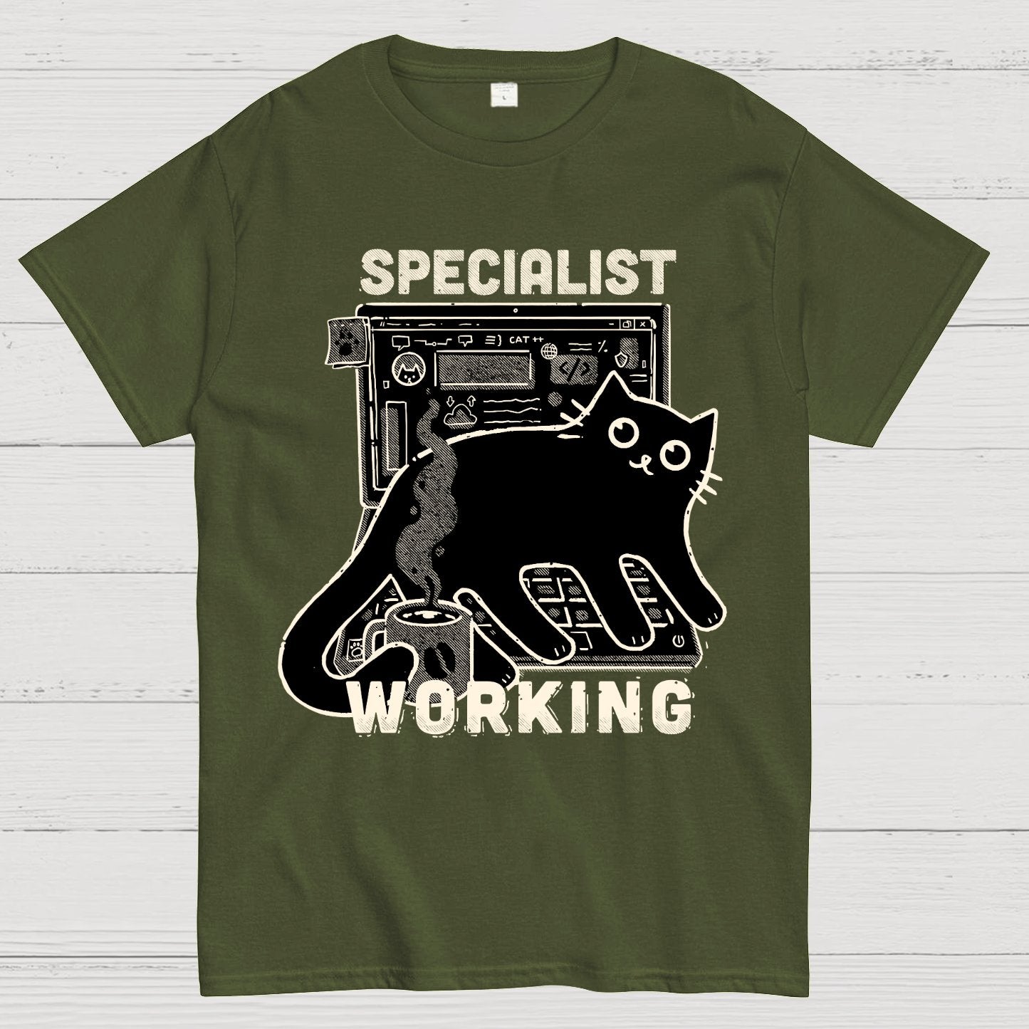 Specialist Working Geek T-Shirt