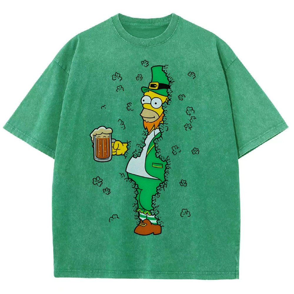 Into the Clovers-St. Patrick's Day Vintage Distressed T-shirt