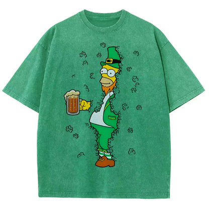 Into the Clovers-St. Patrick's Day Vintage Distressed T-shirt