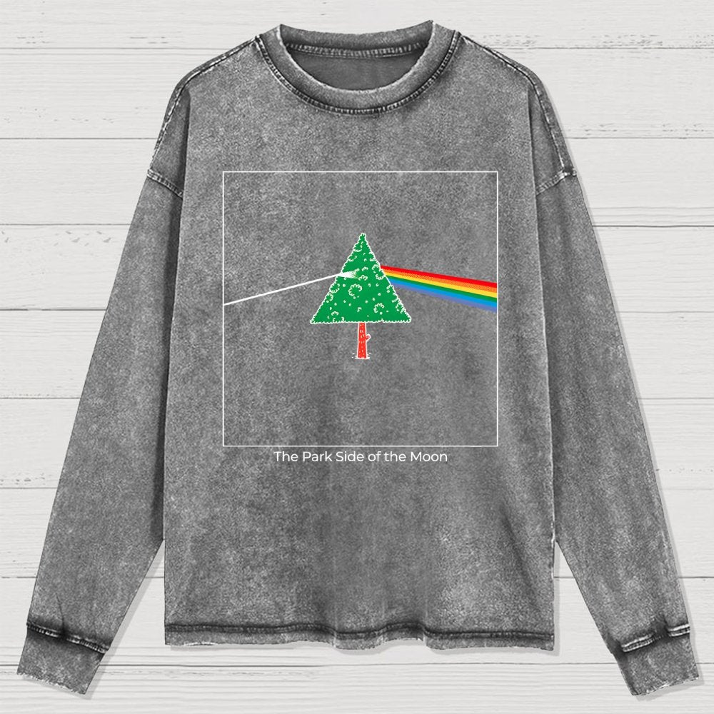 The Park Side of the Moon Washed Long Sleeve Tee