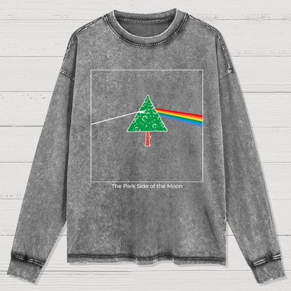 The Park Side of the Moon Washed Long Sleeve Tee