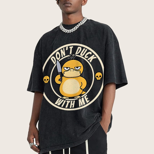 Don't Duck With Me Vintage Distressed T-shirt